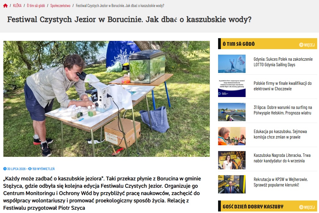 Trzeci Festiwal Czystych Jezior